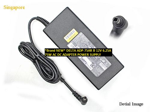 *Brand NEW* 75W DELTA 12V 6.25A ADP-75AR B AC DC ADAPTER POWER SUPPLY - Click Image to Close